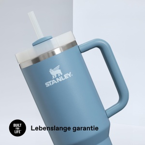Pahar termic Stanley Quencher H2.0, 1.2L, culoare Indigo, din otel inoxidabil reciclat - Img 6