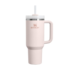 Pahar termic Stanley Quencher H2.0, 1.2L, culoare Rose Quartz