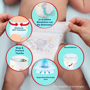 Pampers Premium Care Scutece, Marimea 7, 80 Scutece, 15kg - Img 5