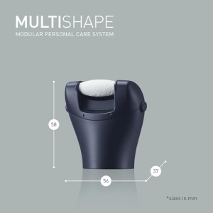 Panasonic ER-CFC1-A503 MULTISHAPE Accesoriu pentru pedichiura, Pila electrica pentru picior, Indepartarea calusurilor, Microceramica, Negru - Img 10
