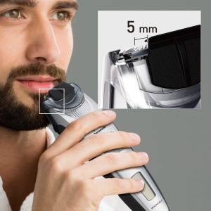 Panasonic ER-SB60-S803 Aparat de tuns barba pentru barba portabil aparat de tuns rezistent la apa 20 lungimi 2 accesorii aparat de tuns de precizie fu - Img 6