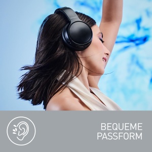 Panasonic M600B, casti wireless cu ANC hibrid, design pivotant peste ureche, Bluetooth 5.3, microfon incorporat, redare de pana la 65 de ore, XBS Deep, USB-C, negru - Img 5