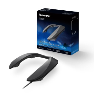 Panasonic SC-GN01 Gaming Neck Speaker (microfon incorporat, USB, usor, perfect si pentru biroul de acasa) negru