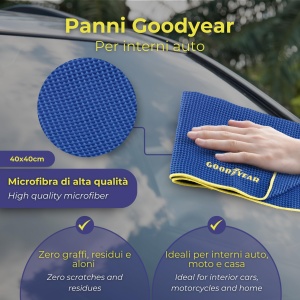 Panno din Microfibra Goodyear 77415 pentru Interior Auto, 40x40 cm - Img 3