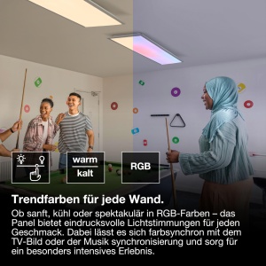 Panou LED Osram SMART WIFI PLANON, 36W, 3600lm, Alb - Img 3