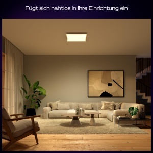 Panou LED Philips Hue White Color Ambiance Surimu 60x60cm 16 milioane de culori dimmabil control prin aplicatie - Img 3