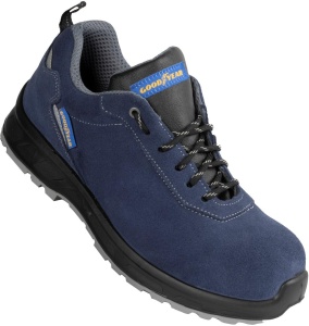 Pantofi de securitate Goodyear S1P din velur albastru, marimea 44 - Img 8