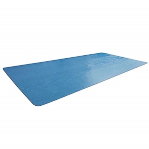 Panza de protectie Intex LG FR BAB148 pentru piscine ovale, 3,89 m x 1,88 m, albastra