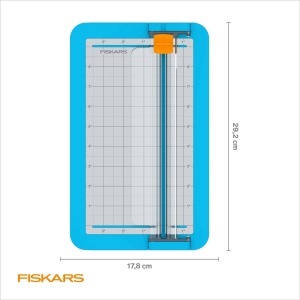 Papierschneider Fiskars pentru copii, sigur si usor de utilizat, pentru taiere precisa - Img 2