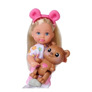 Papusa de jucarie Simba Evi Love Teddy, 12 cm, cu hainute si rucsac - Img 3