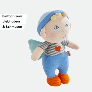 Papusa din material textil HABA Schutzengel Mats 15 cm pentru bebelusi si copii lavabila - Img 3