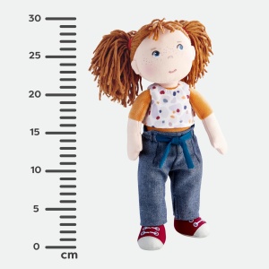 Papusa HABA Malou - 30 cm, material moale, lavabila, pentru copii de la 1,5 ani - Img 8