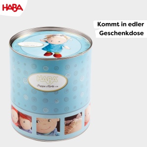 Papusa HABA Mirle 20 cm, din poliester, cadou elegant pentru bebelusi - Img 6