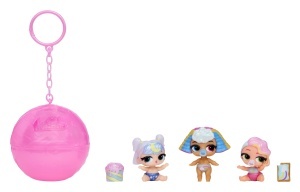 Papusa L.O.L. Surprise Bubbly Surprise Baby Sisters - 4 piese, design cu schimbare de culoare, 6 modele - Img 2