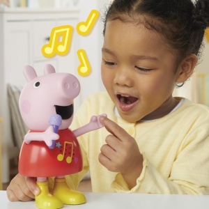 Papusa Peppa Pig care vorbeste si canta, 20 cm, cu 4 melodii, pentru copii de la 3 ani - Img 8