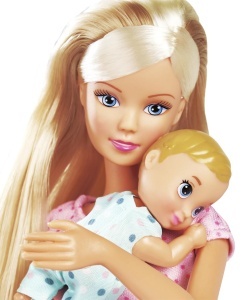 Papusa Simba Steffi Love Baby Time cu 15 Accesorii 2-in-1 Leagan si Cada 3 ani - Img 5