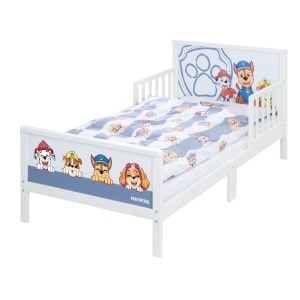 Pat copii roba Paw Patrol 70x140 cm cu accesorii incluse