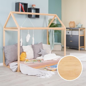 Pat Montessori Hausbett Roba 70 x 140 cm - Bambus FSC, Design Sigur - Img 9