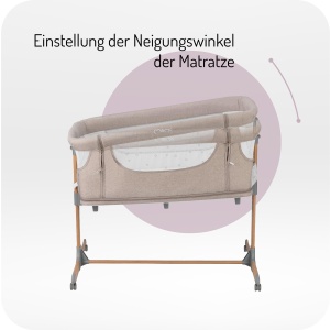 Pat multifunctional Momi SMART Bed 4-in-1 cu saltea reglabil pe inaltime pentru bebelusi - Img 8