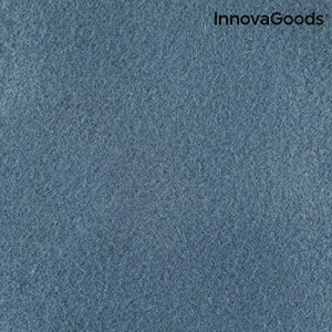 Patura cu maneci InnovaGoods Faboulazy, poliester, albastru-bej, dimensiuni 130x170 cm - Img 8