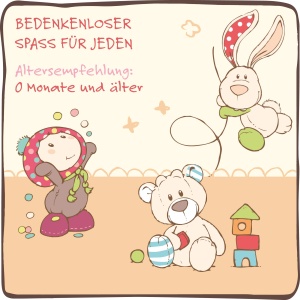Patura de plus NICI Hase Kleine Prinzessin 25x25 cm pentru copii, 0 luni - Img 5