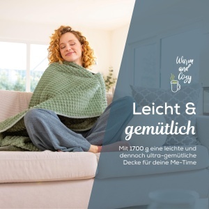 Patura electrica Beurer HD 72 Waffle Sage Green, 3 trepte temperatura, 180x130 cm - Img 3