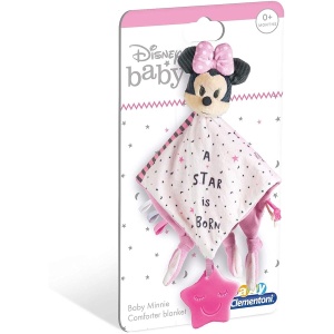 Patura pentru bebelusi Clementoni Baby Mickey, moale, antialergica, cu jucarie - Img 6