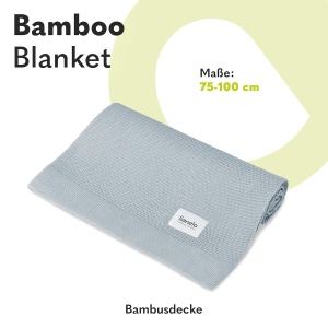Patura pentru bebelusi Lionelo Bamboo, 100x75cm, 100 bumbac, antibacteriana - Img 2