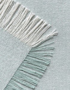 Paturi decorative Todocama, 125 x 180 cm, din bumbac reciclat, verde - Img 4