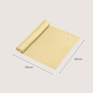 Paturica din Bambus Lionelo Bamboo Swaddle 120x120 cm, Material Natural, Antialergic - Img 8