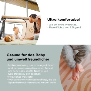 Patut de calatorie Babymoov Moov Sleep - Ultracompact, 5kg, cu saltea inclusa - Img 5