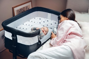 Patut multifunctional pentru copii Momi REVO, reglabil pe inaltime, cu saltea si roti - Img 17