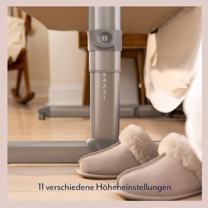 Patut pentru bebelusi Graco Sweet2Sleep, 11 inaltimi ajustabile, 4 pozitii de inclinare, cu geanta de transport - Img 4