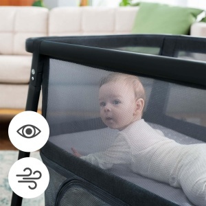 Patut pentru copii Kinderkraft SOFI Plus, 4 in 1, usor de transportat, alb - Img 6