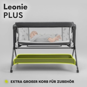 Patut pentru copii Lionelo Leonie Plus 3 in 1, ajustabil, cu roti si cos de depozitare - Img 8