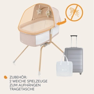 Patut pliabil Lionelo Malin Evo cu saltea, 7 kg, multifunctional - Img 8