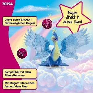 Pavane cu pene Magice Schleich BAYALA 70794, 18 x 30 x 17 cm, pentru copii de la 5 ani - Img 4