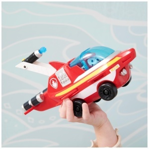 PAW Patrol Aqua Pups Vehicul Delfin cu Figurina Marshall 23 cm pentru Copii 3 - Img 6