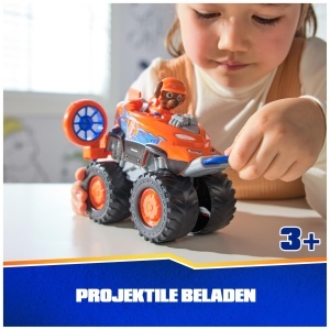 PAW Patrol Rescue Wheels Monstertruck Zuma Portocaliu cu Figurina si Lansator - Img 4