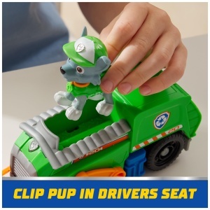 PAW Patrol Rocky Figurina cu Camion de Reciclare Jucarie Interactiva pentru Copii 3 - Img 9