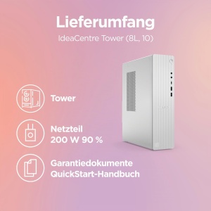 PC Desktop Lenovo IdeaCentre Tower AMD Ryzen 5 220 16GB RAM 512GB SSD Cloud Grau - Img 8