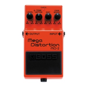 Pedala de Efecte Boss MD-2 Mega Distortion, Distorsie, Gain Boost, Compacta