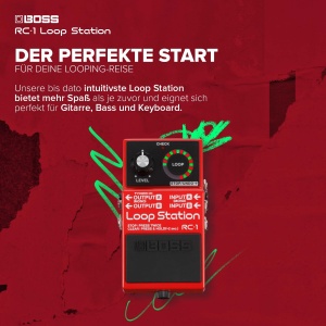Pedala Loop Station BOSS RC-1 12 minute inregistrare, LED, pentru chitara, bas, keyboard - Img 2