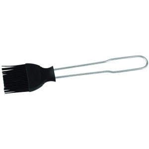Pensa de copt Fackelmann cu maner din inox si perii din silicon, 20 cm, argintieneagra