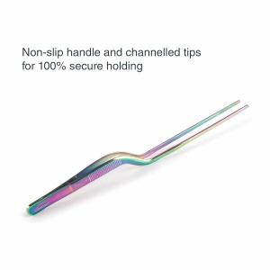 Penseta de bucatarie Lacor 62873, inox 1810, 21 cm, cu grip rutschfester - Img 6