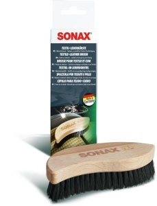 Perie de curatare SONAX TextilLederBurste, ergonomica, 1 buc, pentru textile si piele