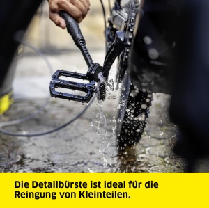 Perie de detaliu Karcher, pentru locuri greu accesibile, instalare usoara, cap de perie inlocuibil, accesorii originale pentru curatatoarele cu presiune Karcher OC 3, OC 3 Plus si OC 3 pliabile - Img 2