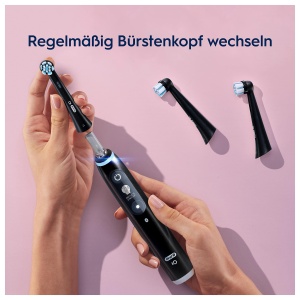 Perie de dinti electrica Oral-B iO cu 6 capete de periere, curatare delicata, negru - Img 6