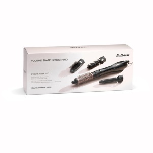 Perie de par BaByliss Smooth Finish 1200, 1200W, Ioni, NegruRoz - Img 9