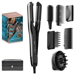 Perie de par Cecotec AirLisse 6in1 Platinum, 112.000 rotmin, 6 accesorii